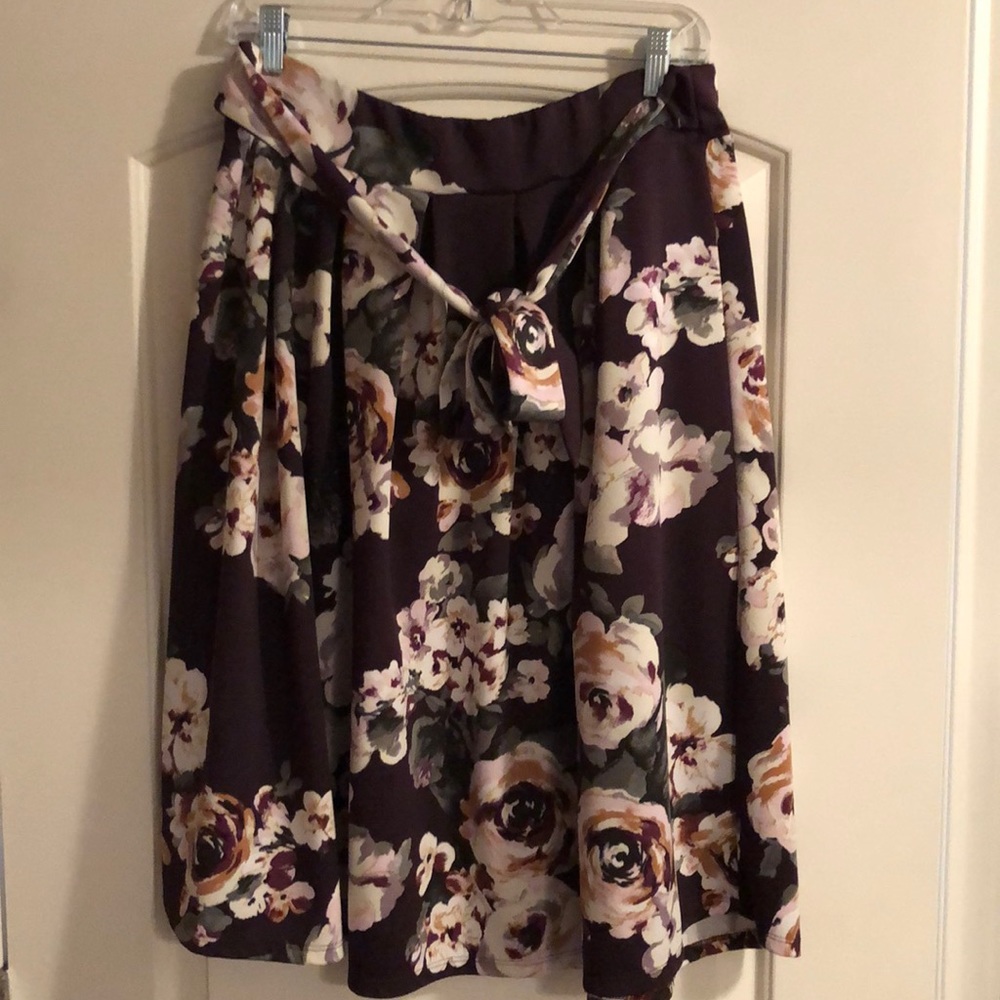 Knee length skirt